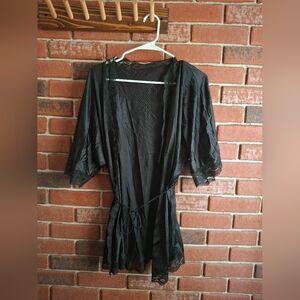 Vintage Fredericks of Hollywood SATIN  Robe